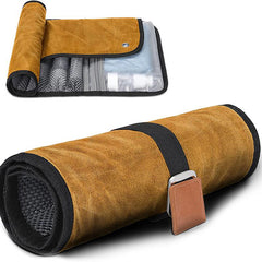 Portable Vintage Roll Toiletry Wash Bag Makeup Travel Essentials Bag