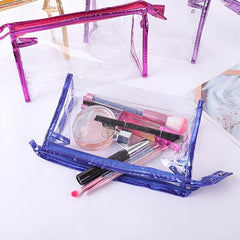 Clear Cosmetic Bag Travel Toiletry Zipper Makeup Storage Case