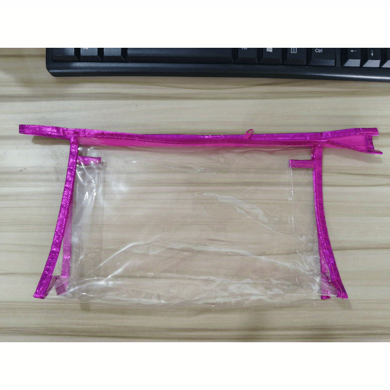 Clear Cosmetic Bag Travel Toiletry Zipper Makeup Storage Case