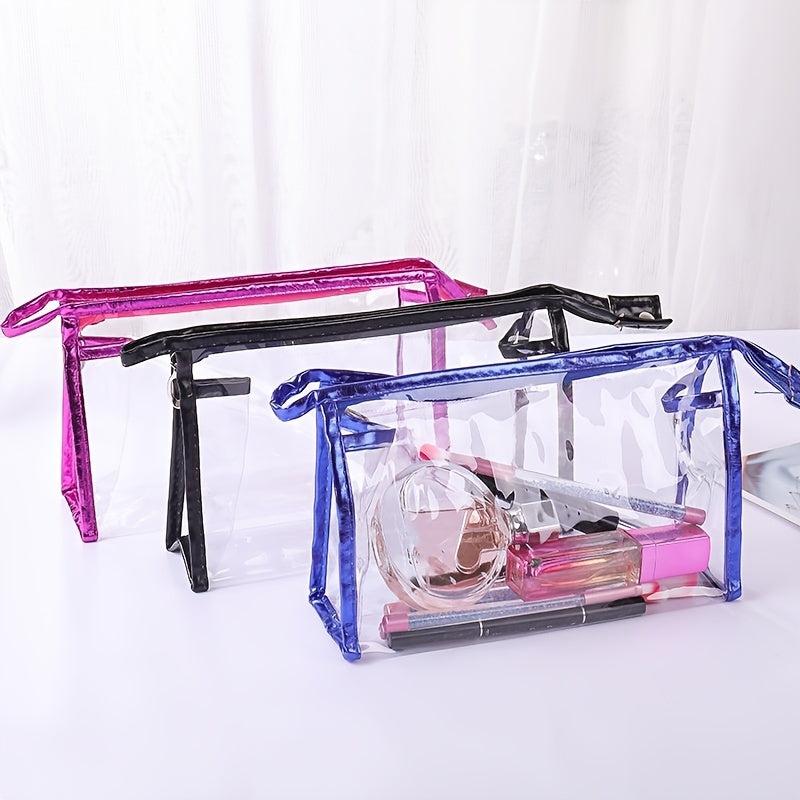 Clear Cosmetic Bag Travel Toiletry Zipper Makeup Storage Case