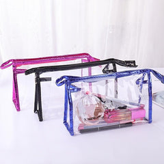 Clear Cosmetic Bag Travel Toiletry Zipper Makeup Storage Case