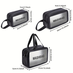 Large Capacity Cosmetic Handbag Toiletry Wash Bag Makeup Bag