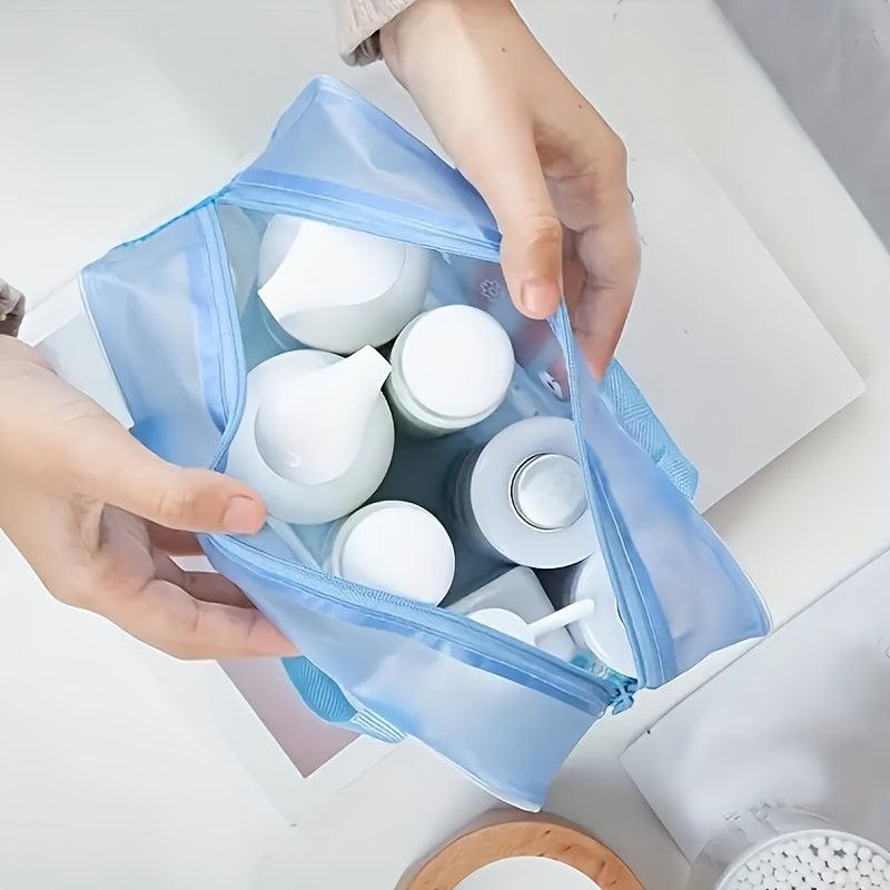 Transparent PVC Cosmetics Storage Bag Portable Makeup Pouch Toiletry Organizer