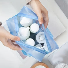 Transparent PVC Cosmetics Storage Bag Portable Makeup Pouch Toiletry Organizer