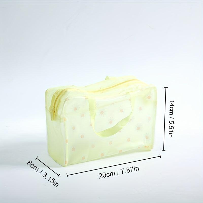 Transparent PVC Cosmetics Storage Bag Portable Makeup Pouch Toiletry Organizer