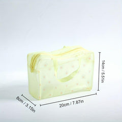 Transparent PVC Cosmetics Storage Bag Portable Makeup Pouch Toiletry Organizer