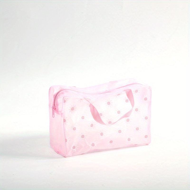 Transparent PVC Cosmetics Storage Bag Portable Makeup Pouch Toiletry Organizer