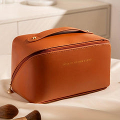 Portable Cosmetic Bag Zipper Toiletry Wash Bag Makeup Organizer