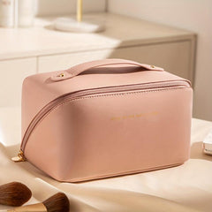 Portable Cosmetic Bag Zipper Toiletry Wash Bag Makeup Organizer
