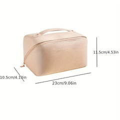 Portable Cosmetic Bag Zipper Toiletry Wash Bag Makeup Organizer