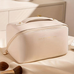 Portable Cosmetic Bag Zipper Toiletry Wash Bag Makeup Organizer