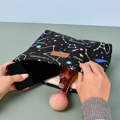 Large Travel Cosmetic Bag Portable Makeup Bag Zipper Travel Toiletry Bag