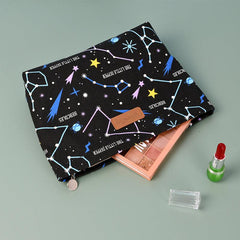 Large Travel Cosmetic Bag Portable Makeup Bag Zipper Travel Toiletry Bag