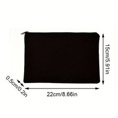 Portable Canvas Comestic Bag Travel Makeup Storage Pouch Pencil Bag