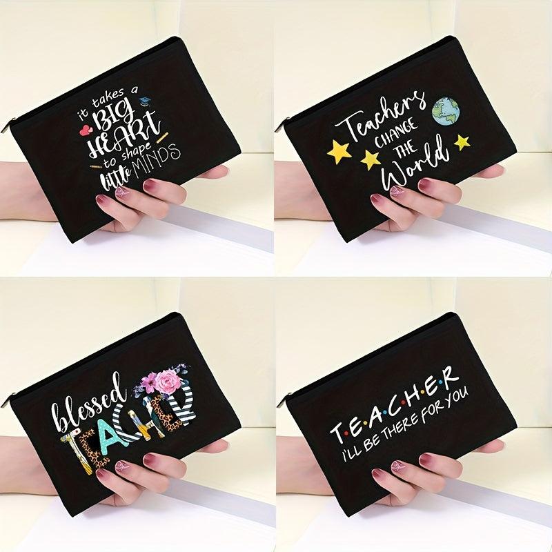 Portable Canvas Comestic Bag Travel Makeup Storage Pouch Pencil Bag