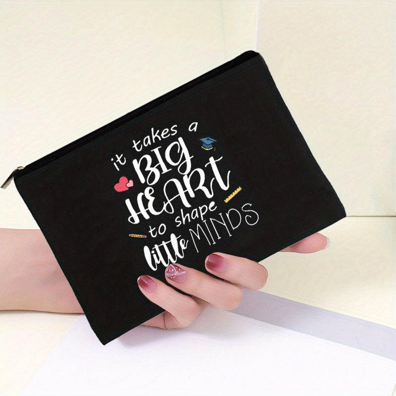 Portable Canvas Comestic Bag Travel Makeup Storage Pouch Pencil Bag