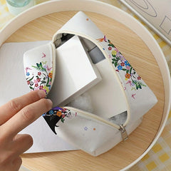Flower & Women Pattern Makeup Bag