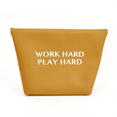 Letter Print Cosmetic Bag Makeup Bag Portable Travel Storage Bag
