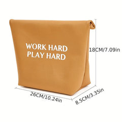 Letter Print Cosmetic Bag Makeup Bag Portable Travel Storage Bag