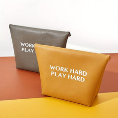 Letter Print Cosmetic Bag Makeup Bag Portable Travel Storage Bag