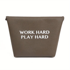 Letter Print Cosmetic Bag Makeup Bag Portable Travel Storage Bag