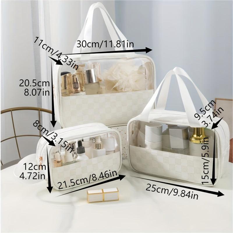 Cosmetic Zipper Bag Lightweight Storage Handbag Toiletry Wash Bag