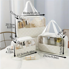 Cosmetic Zipper Bag Lightweight Storage Handbag Toiletry Wash Bag