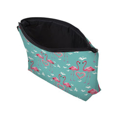 Flamingo Pattern Makeup Pouch Lightweight Carry On Bag