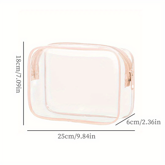 Large Capacity Cosmetic Storage Bag Waterproof Makeup Pouch Toiletry Bag