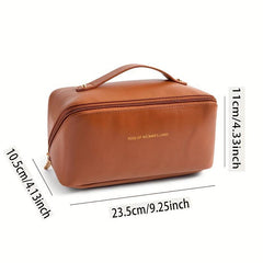 Large Capacity Travel Cosmetic Bag Portable Makeup Pouch Toiletry Wash Bag