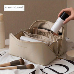 Large Capacity Travel Cosmetic Bag Portable Makeup Pouch Toiletry Wash Bag