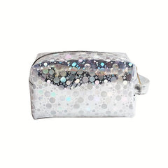 Laser Polka Dot Makeup Pouch Zipper Storage Bag