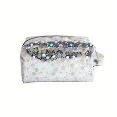 Laser Polka Dot Makeup Pouch Zipper Storage Bag