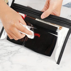 Transparent Zipper Pouch Travel Storage Bag Waterproof Makeup Bag