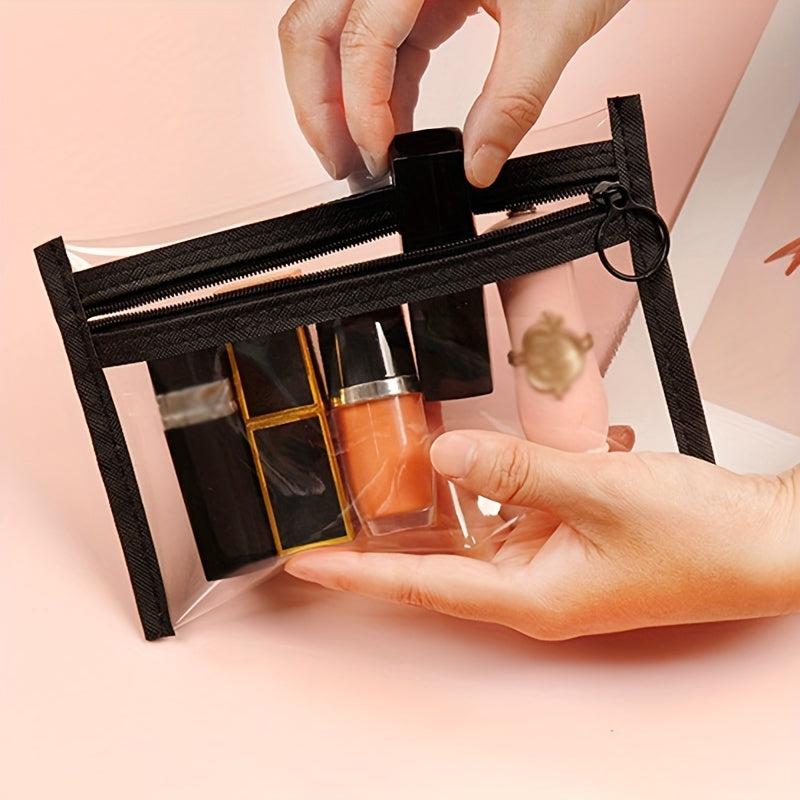Transparent Zipper Pouch Travel Storage Bag Waterproof Makeup Bag