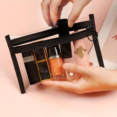 Transparent Zipper Pouch Travel Storage Bag Waterproof Makeup Bag