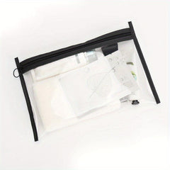 Transparent Zipper Pouch Travel Storage Bag Waterproof Makeup Bag