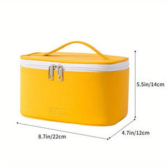 Portable Zipper Makeup Organizer Lightweight Makeup Bag