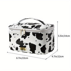 Portable Zipper Makeup Organizer Lightweight Makeup Bag