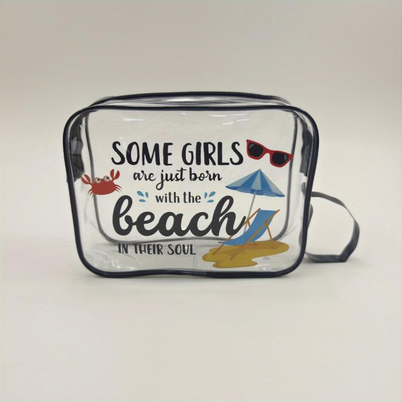 Transparent Summer Beach Storage Bag Waterproof PVC Toiletry Bag