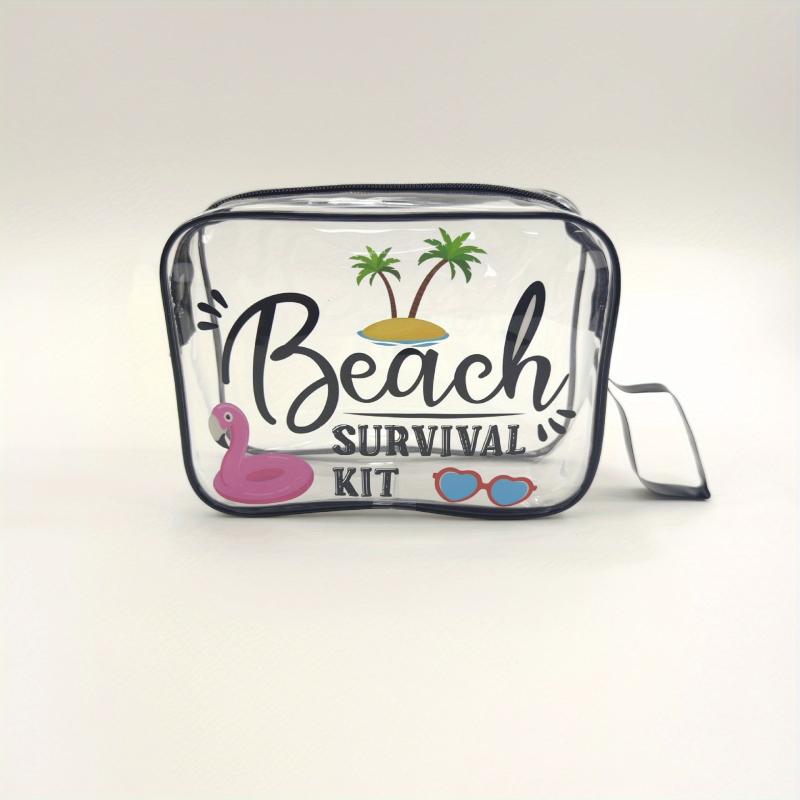 Transparent Summer Beach Storage Bag Waterproof PVC Toiletry Bag