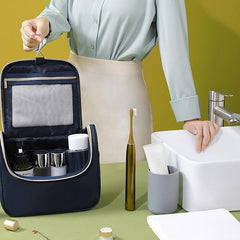 Large Capacity Storage Bag Portable Cosmetic Organizer with Zipper