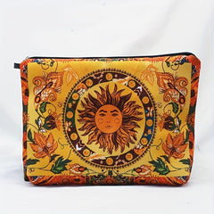 Vintage Retro Print Travel Makeup Pouch Toiletry Organizer