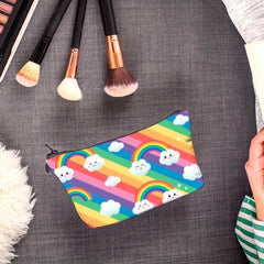 Rainbow Print Cos. Storage Bag Portable Makeup Pouch Toiletry Bag