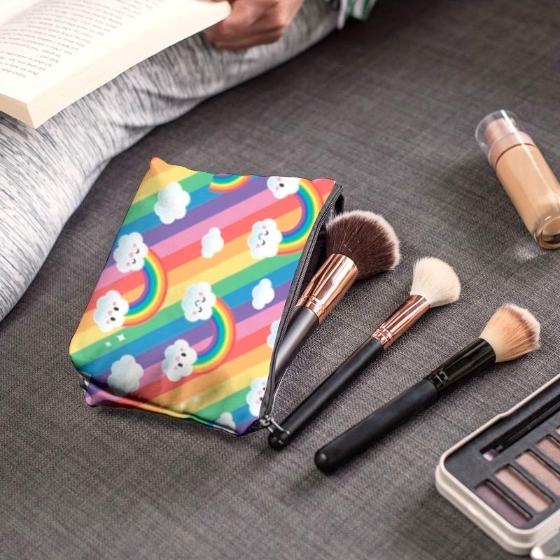 Rainbow Print Cos. Storage Bag Portable Makeup Pouch Toiletry Bag