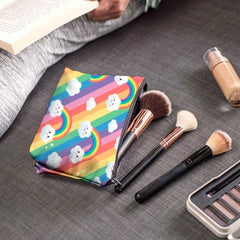 Rainbow Print Cos. Storage Bag Portable Makeup Pouch Toiletry Bag