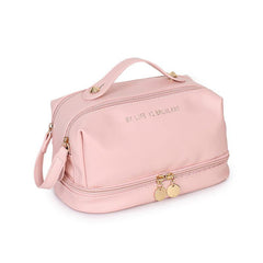 Travel Storage Makeup Bag Organizer Faux Leather Toiletry Wash Bag