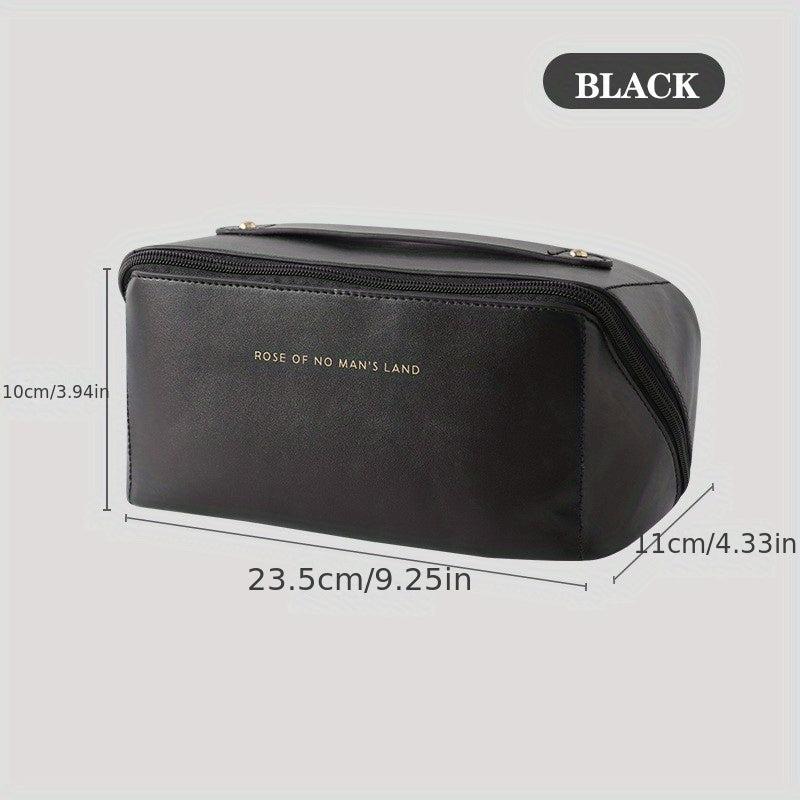 Versatile Zipper Cosmetic Bag for Travel Toiletries