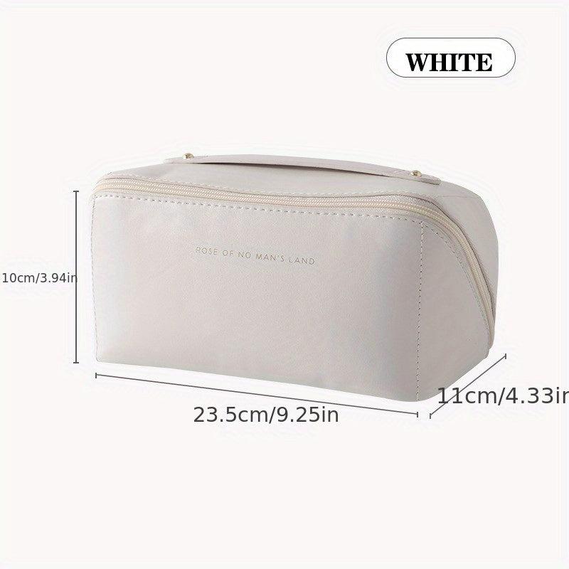 Versatile Zipper Cosmetic Bag for Travel Toiletries