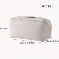 Versatile Zipper Cosmetic Bag for Travel Toiletries